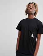 Ripndip Falling For Nermal T-shirt With Pocket In Black - Black