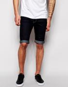 New Look Denim Shorts In Skinny Fit - Blue