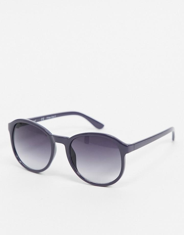 Aj Morgan Round Sunglasses In Purple