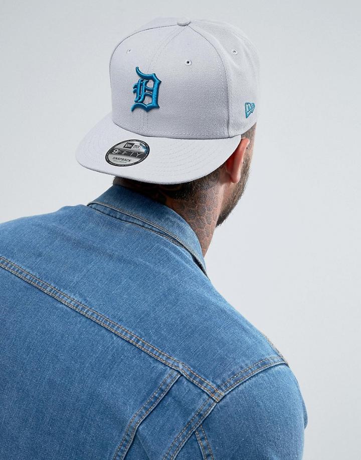 New Era 9fifty Snapback Cap Detroit Tigers - Gray