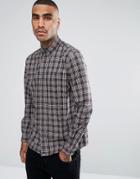 Pretty Green Instow Check Shirt In Navy - Navy
