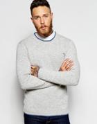 Penfield Sweater With Melange Knit - Gray
