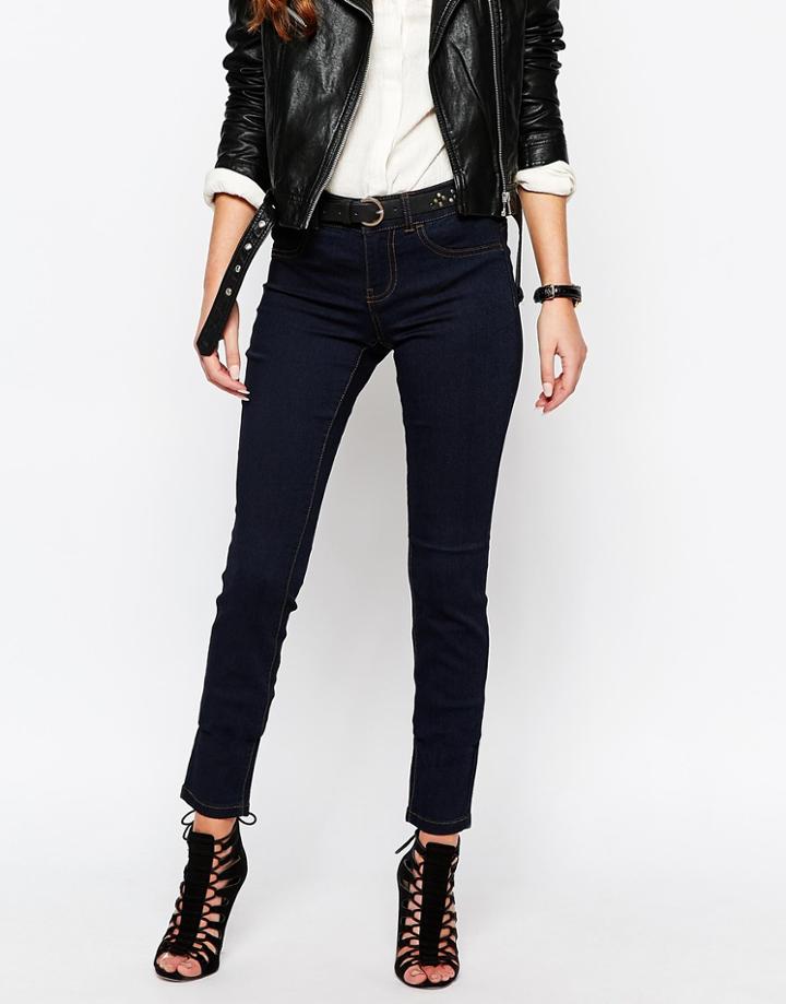 J.d.y Fano Low Rise Skinny Jeans - Blue
