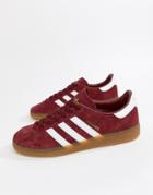 Adidas Originals Munchen Sneakers In Red - Red