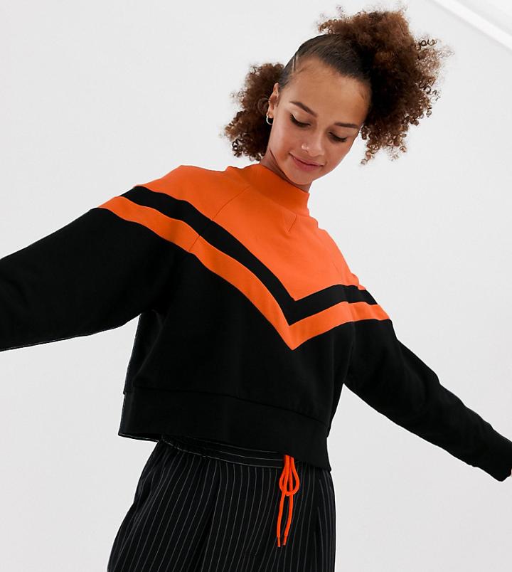 Collusion Color Block Sweatshirt - Multi