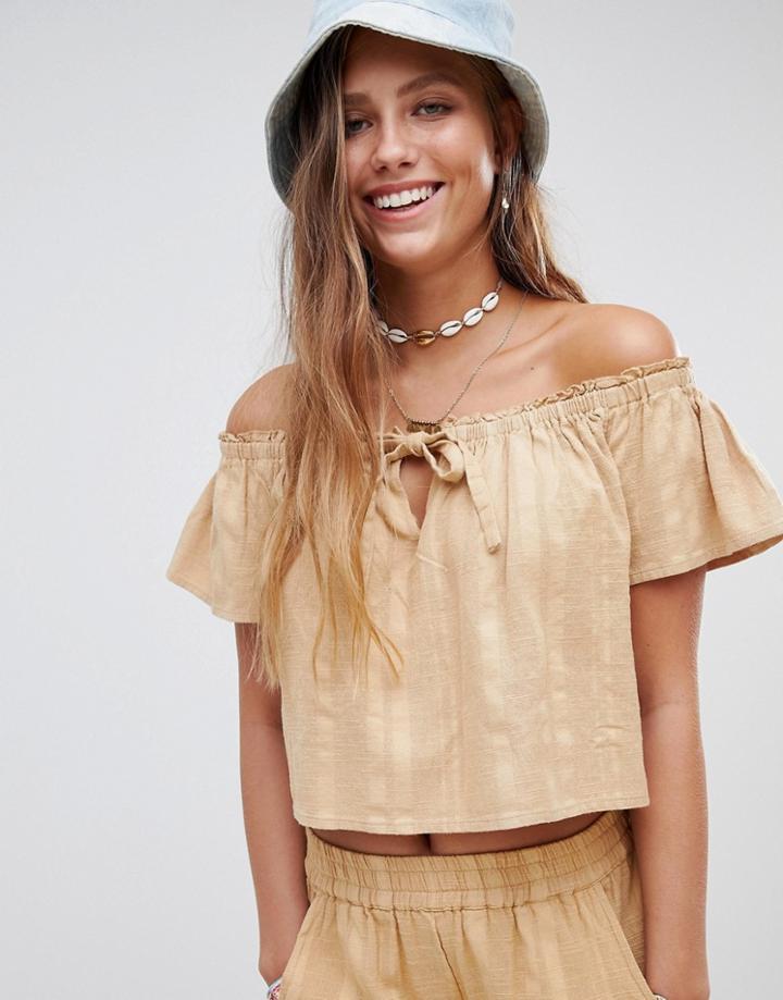Rip Curl Rustic Sands Beach Top - Yellow