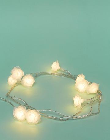 Fizz Wedding Rose Fairy Lights - Multi