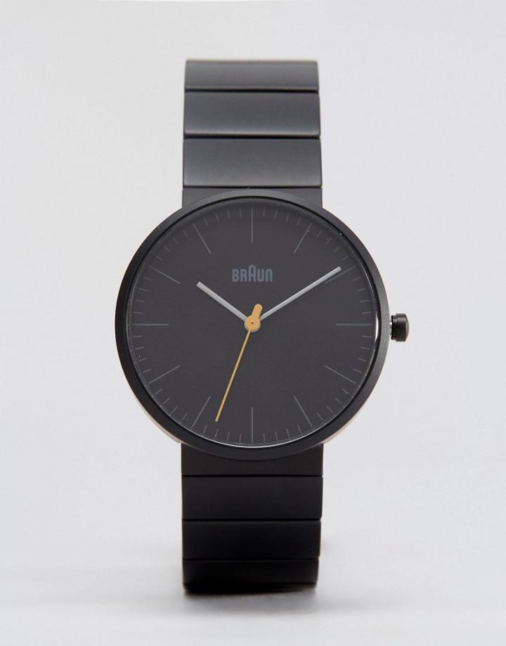 Braun Classic Minimalist Watch In Black - Black