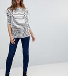 New Look Maternity Under The Bump Dark Blue Jegging - Blue