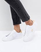 Fred Perry B721 Lace Up Sneaker With Perforated Detail - White