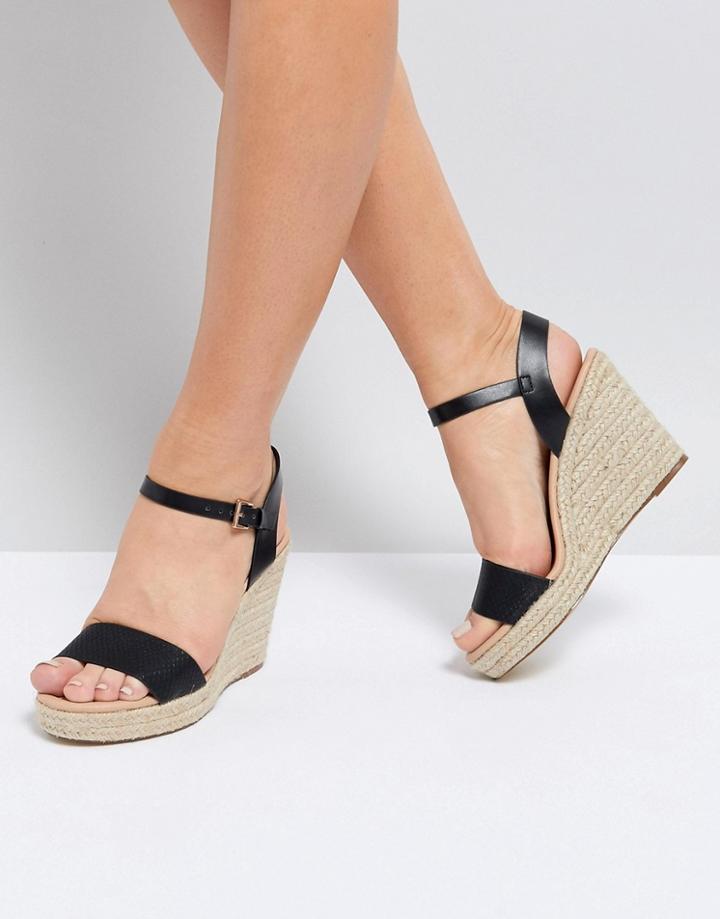 Miss Kg Paulina Wedge Sandals - Black