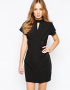 Y.a.s Orchid Dress With High Neck - Black