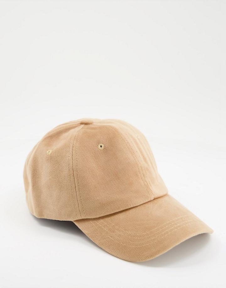 Svnx Cord Cap In Tan-brown