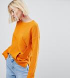River Island Cross Over Sweater - Orange