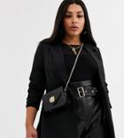 Vero Moda Curve Longline Blazer In Black