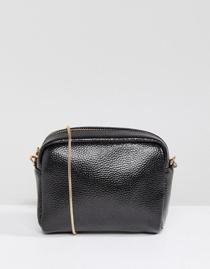 Vero Moda Cross Body Leather Look Bag - Black