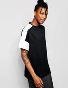 Unplugged Museum T-shirt With Contrast Panel - Black