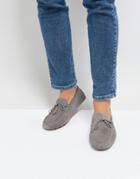 Silver Street Driving Shoes In Gray - Gray