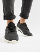 Next Sneakers With Textured Knit In Black - Black