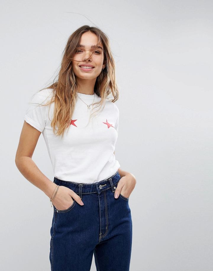 Rolla's Star Logo T Shirt - White