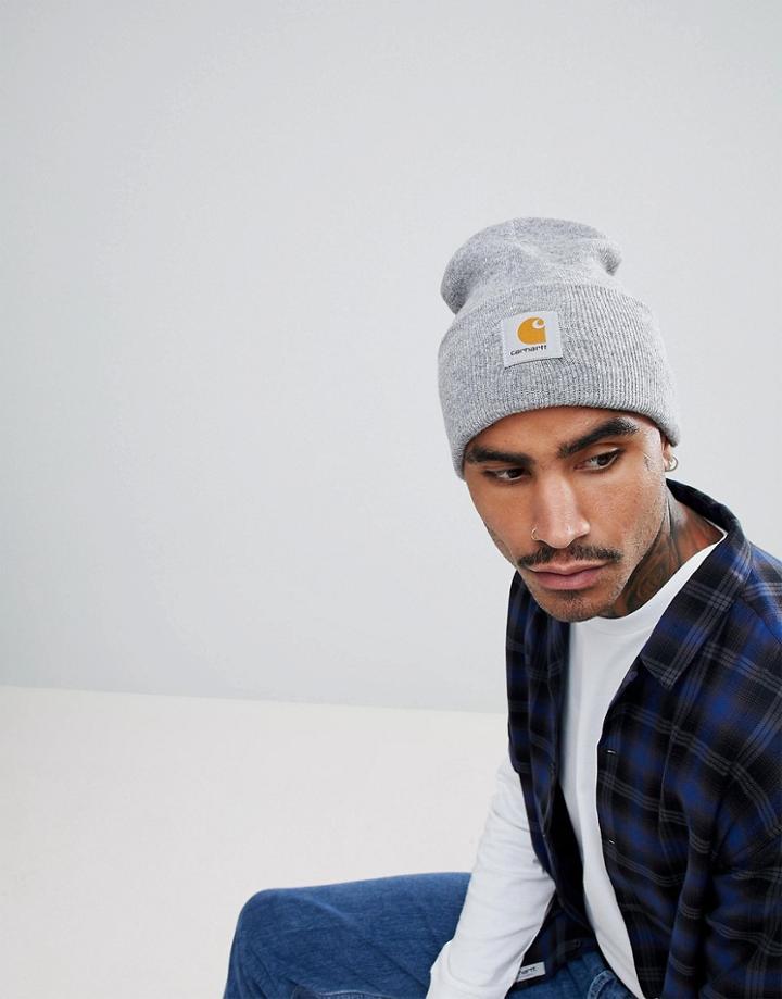 Carhartt Wip Watch Beanie In Gray - Gray