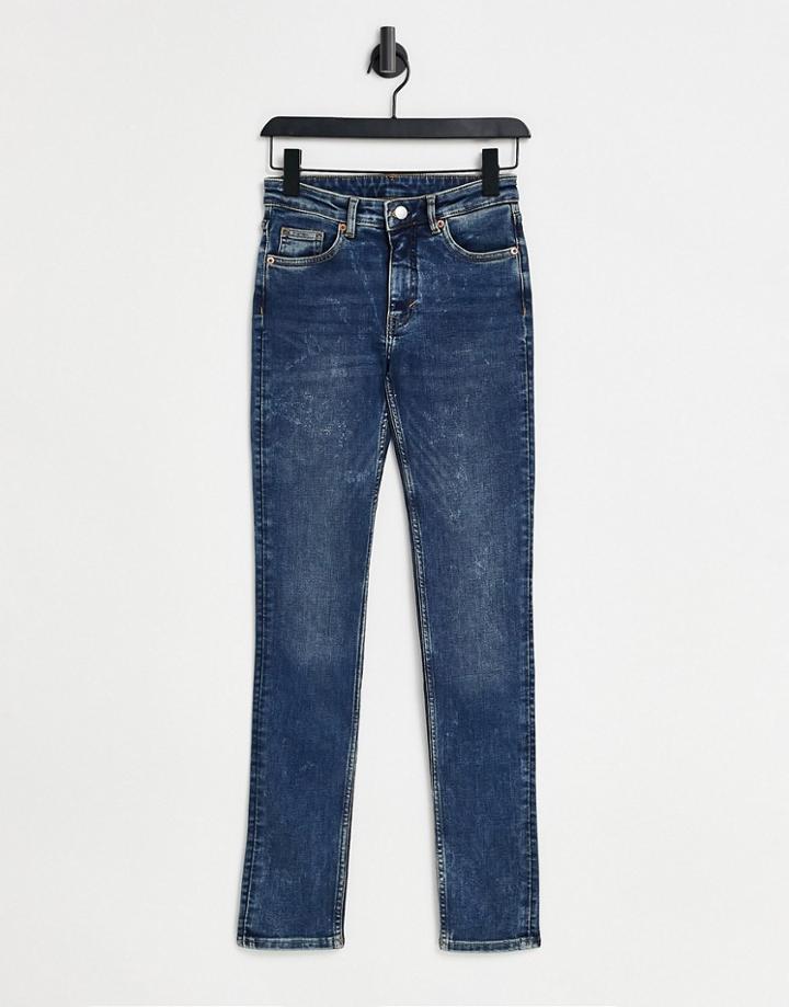 Monki Skinny Jeans In Blue-blues
