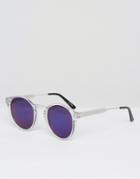Spitfire Round Sunglasses - Clear