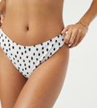 Peek & Beau Fuller Bust Exclusive Mix And Match High Leg Bikini Bottom In Polka Dot-multi