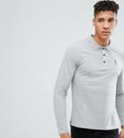 Religion Tall Long Sleeve Pique Polo - Gray