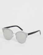 Jeepers Peepers Cat Eye Sunglasses In Gray - Gray