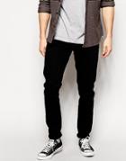 Pepe Jeans Exclusive To Asos Hatch Skinny Fit Black Stretch - Black