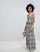 Only Tile Print Maxi Dress-multi