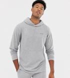 Nicce Lounge Hoodie In Gray-navy