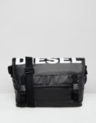 Diesel F-bold Logo Messenger Bag - Black