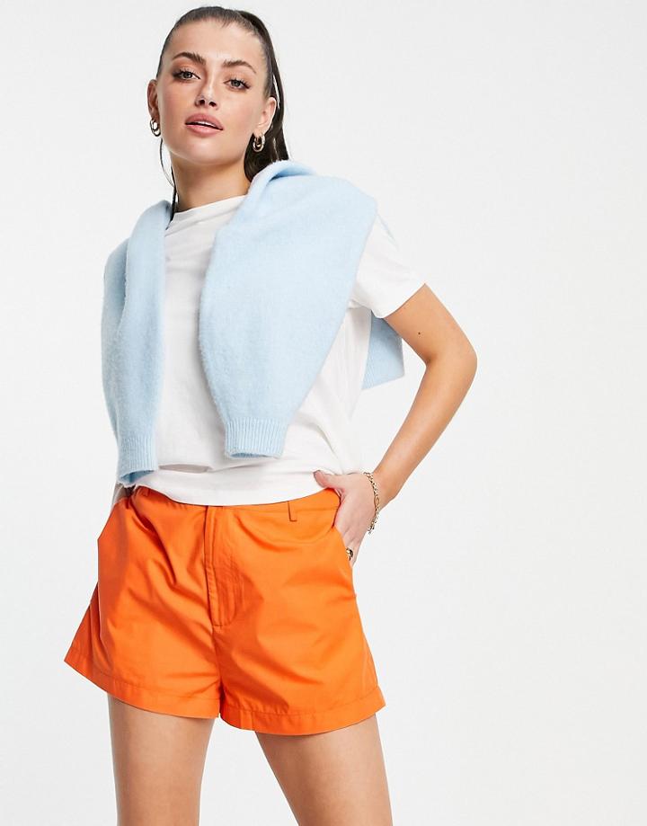 Urban Threads Tailored Shorts In Orange - Part Of A Set
