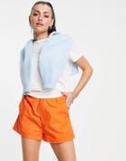 Urban Threads Tailored Shorts In Orange - Part Of A Set