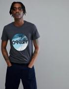 Oakley 50-oakley Mountain Logo T-shirt In Black Marl - Black