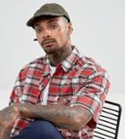 Reclaimed Vintage Inspired Distressed Baseball Cap Khaki - Green