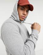 Herschel Supply Co Zip Through Hoodie In Gray-grey