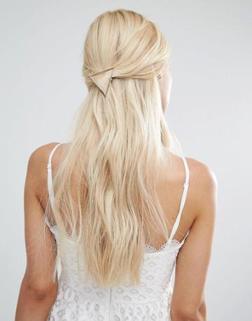 Johnny Loves Rosie Rose Gold Triangle Hair Clip - Gold