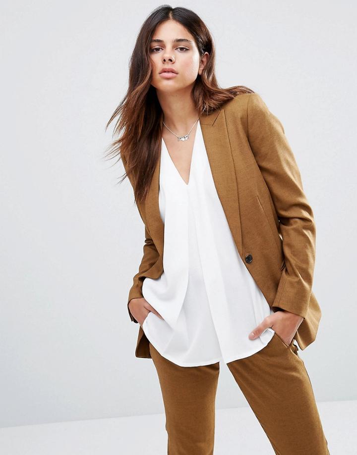 Selected Domi Blazer - Brown