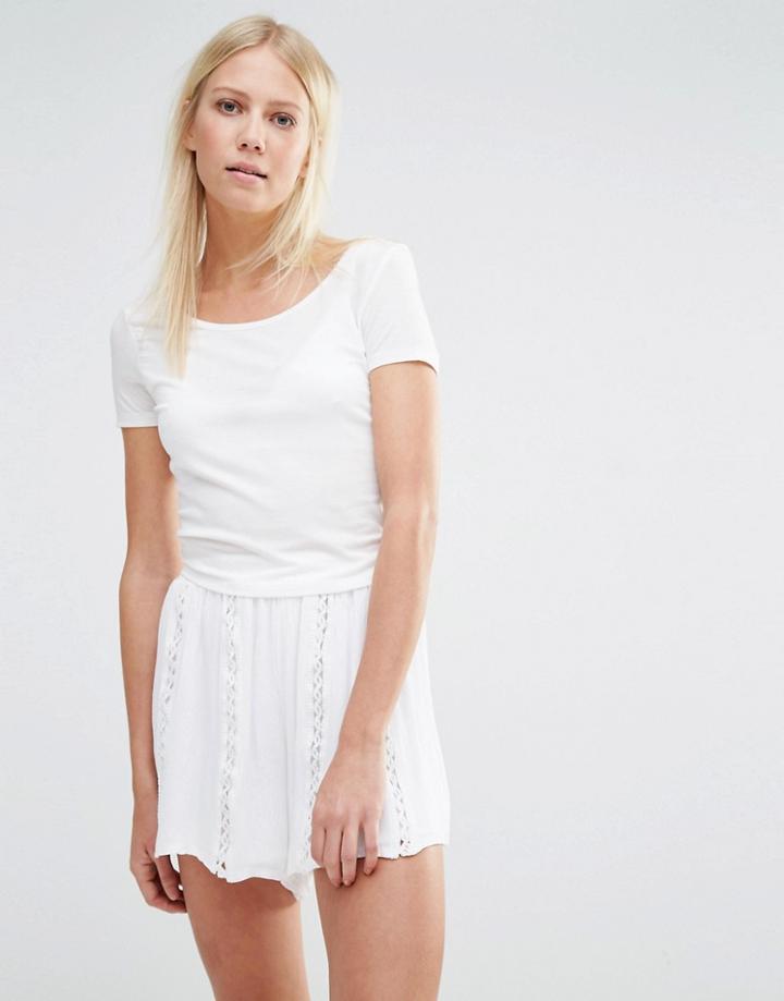 Vero Moda Crop Top - White