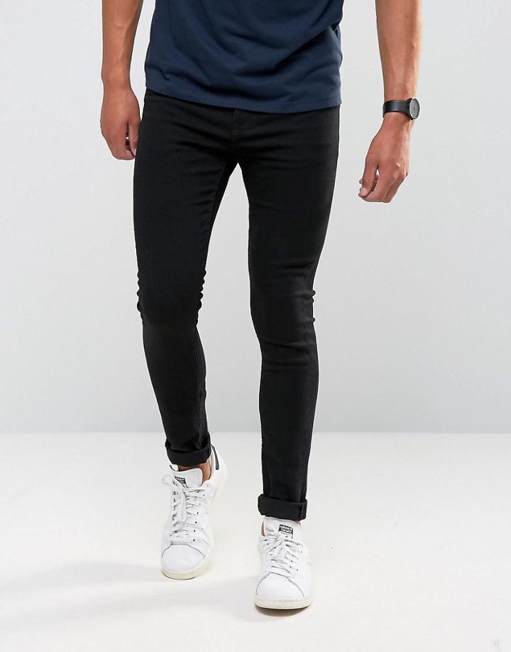 Only & Sons Super Skinny Jeans - Black