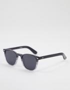Spitifre Cut Twenty Four Unisex Square Sunglasses In Gray-grey