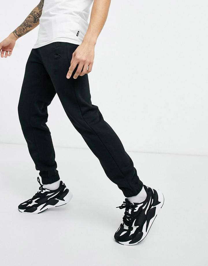 Puma Classics Winter Sweatpants In Black