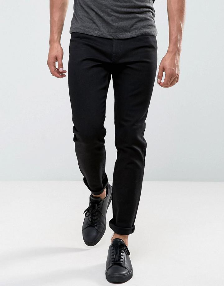 Cheap Monday Audiac Regular Taper Jeans Deep Black - Black