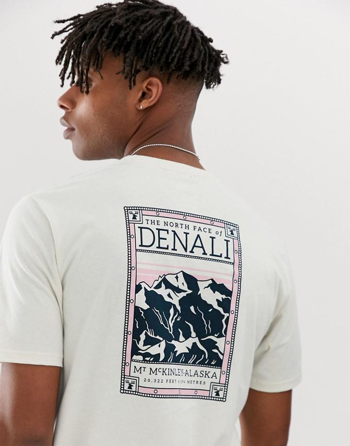The North Face Faces T-shirt In Cream Exclusive At Asos - Cream