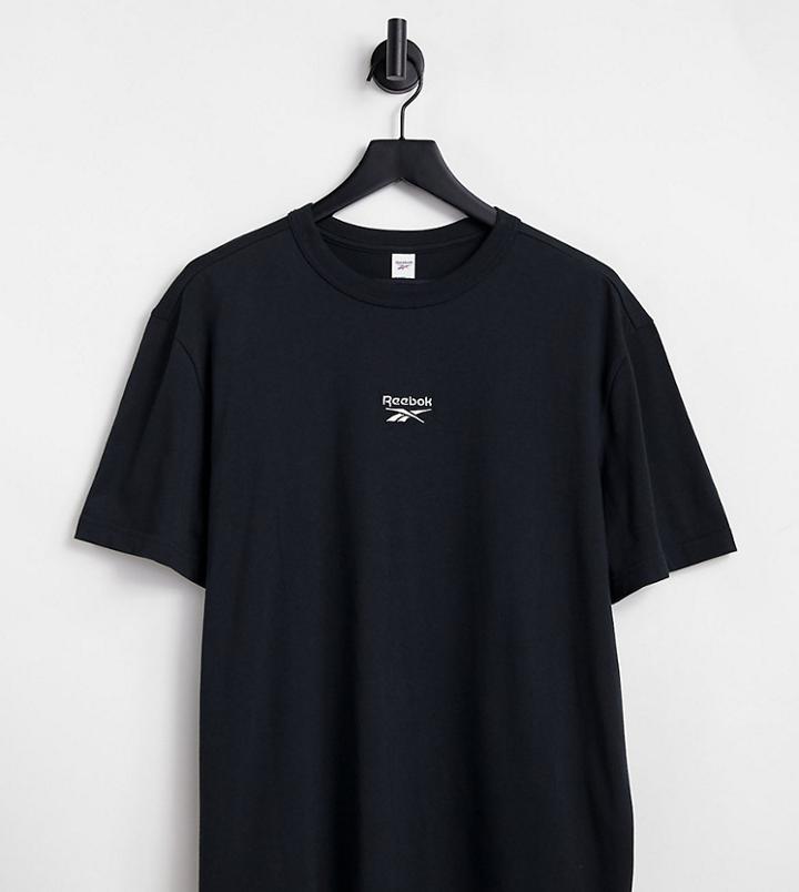 Reebok Classics Wardrobe Essentials Boxy T-shirt In Black