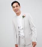 Twisted Tailor Tall Wedding Super Skinny Suit Jacket In Gray-beige