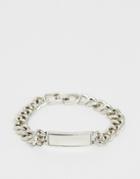Icon Brand Silver Id Bracelet